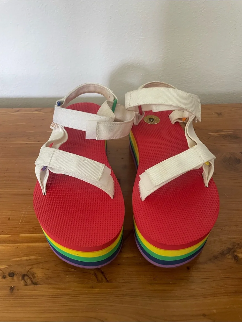 Teva Rainbow Platform Sandals
